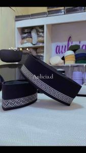 Peci songkok hitam plat kopiah premium untuk pria dewasa