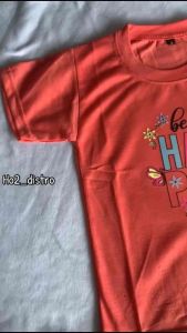Baju kaos oblong anak perempuan 2-10thn  atasan lengan pendek anak cewek dan cowok