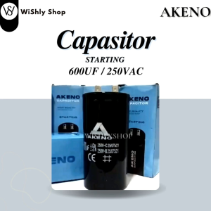KAPASITOR STARTING 600UF 250VAC MEREK AKENO