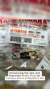 Spring Brake Shoe MIO125i AEROX M3 MIO SOUL I VEGA FORCE I / CARB . . YAMAHA GENUINE!! Brake Shoe Spring (5D9) . (Rear) Brake Shoe Set For Motor Scooters !! {5D9} . Check the Description!!