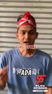 BENDO PRINTING ATAU IKAT KEPALA BATIK MERAH PUTIH UDENG GARUDA BENDO KARNAVAL ACARA KEMERDEKAAN