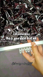 Batang Besi Gorden Kotak Aluminium Murah