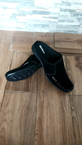 Bustong Pria Masa Kini Bahan Kulit Suede