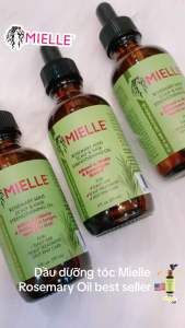 [Bill US] Dầu dưỡng dài tóc Mielle Organics Rosemary Mint Scalp & Hair Strengthening Oil 59ml