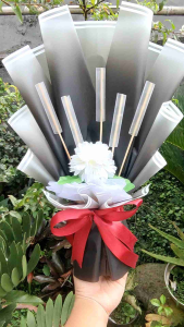Buket Uang Roll Kosongan Buket Gradasi Murah Tinggal Isi Free Kartu Ucapan Kado Ultah Wisuda anniversary