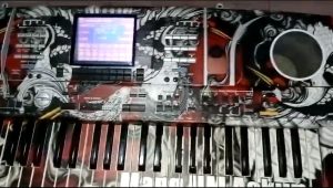 Sticker Pelindung Keyboard Musik Technics KN 2400/2600