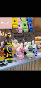 【TERESA】A4 Rantai Kunci Beruang Kilat Kartun 卡通拉拉宇航员钥匙扣 Cartoon Lala Astronaut Keychain 太空人公仔潮流钥匙链/书包挂件