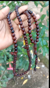Tasbih Kayu Stigi Laut Hitam 10mm Tasbi Setigi 99 Butir