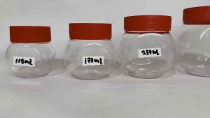 Plastic Ball Red Jar Sold per Piece By Drakes Packaging Supplies