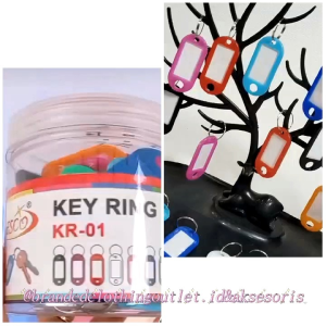 GANTUNGAN KUNCI LABEL NAMA JOYKO / SOUVENIR GANTUNGAN / NAME TAG ID KEY RING / KEY CHAIN 1 PCS | JY-8750