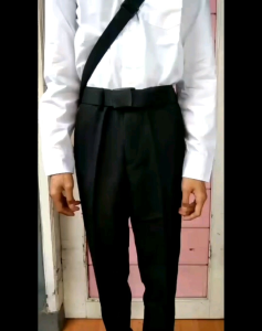 Celana Sekolah Panjang Pria - Variasi Warna Abu-Abu Biru Hitam