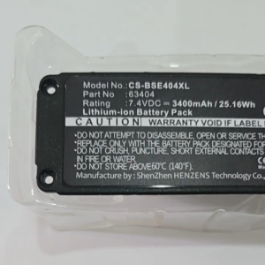 Cameron Sino Battery for Bose Soundlink Mini 1 Model 063404 - Lithium-ion Battery Pack - 7.4VDC - 3400mAh/25.16Wh - Black - Model No: CS-BSE404XL - Part No: 7-63404