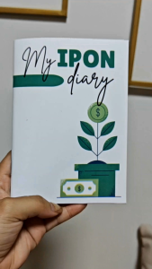 Savings Tracker Cashflow Record Finance Booklet IPON Challenge Handy and Compact
