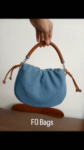 Tas Denim Jeans Tas Jinjing Selempang Wanita Casual Premium Import kd 103