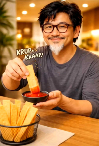 450gm Keropok Keping Lekor Nipis Selipar Crispy Ikan Kerisi Family Snack