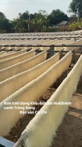 (Bán/buôn sỉ-lẻ)Bún Tươi Dạng Khô 500G Hàng Ngon -Sạch Đảm Bảo Chất Lượng - FreeShip Max - Thuỳ phạm - Đặc sản Củ Chi