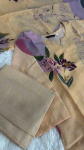 [READY STOCK] M-2XL PRINTED COTTON BLENDED KURTI SET