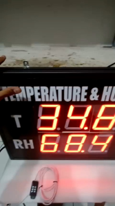 temperature humidity display meter industri 4inch seven segment