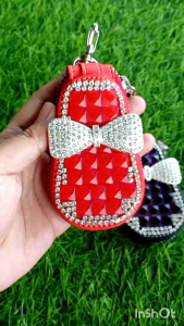 Dompet STNK square pita bling bling | Dompet kunci mobil/motor bling bling