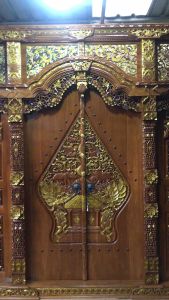 Pintu Kusen Gebyok Kayu Jati Berkualitas Lebar 3 Meter