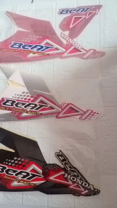 Striping Stiker Beat Karbu 2011 Warna Merah / Hitam / Biru