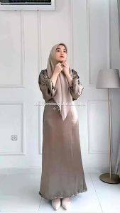 JEMIMA DRESS SHIMMER DRESS FISH TALL KOREAN DRESS