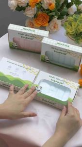 Khăn Sữa Sợi Tre Set 5 Cái Mềm Mịn Kháng Khuẩn Chống Bám Bẩn Không Bụi Vải Thấm Hút Nhanh Dùng Rửa Mặt Tắm Cho Bé Sơ Sinh Kích thước 28x28cm