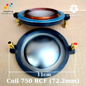 Coil treble 750 RCF (72.2mm) dây đồng tròn