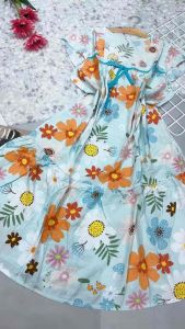 (45-65kg)VÁY LANH-ĐẦM TOLE CỔ VUÔNG ĐUÔI CÁ VIỀN NƠ MÀU FREESIZE