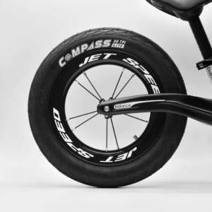 Geometric Wheelset jet speed 12 inch Push Bike Carbon 84.5mm logo white jetspeed - 430g Pairs
