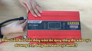 Bộ Đổi Điện Sin Chuẩn 1500w 12V Sang 220V Có Đồng Hồ Hiển Thị - FPC-1500AP