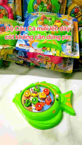 BÌNH TÂN SHOP 💯 Đồ chơi trẻ em - Bộ Câu Cá mini lên dây cót không dùng pin có nhiều mẫu nhiều màu cho bé phát triển khéo léo nhanh nhẹn