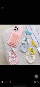 Tali HP Lanyard Universal Bisa Cross-Tangan  Gantungan Hp Macaron Motif Bintang Awan