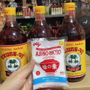 (Tặng ngay 1 gói bột ngọt ajnomoto 100g ) combo 3 chai nước mắm Trung Vị hiệu 3 con cua .