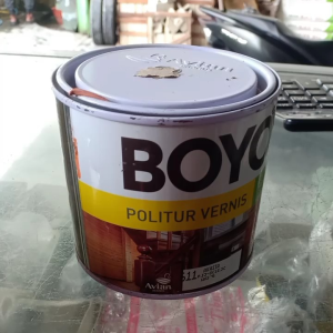 Vernis Boyo 500 ml & Cat Politur Avian: Pelitur Warna