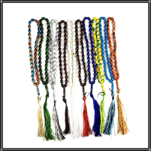 Tasbih 33 Butir Diameter 11x7 mm / Tasbih Sholat Warna Random TB33004