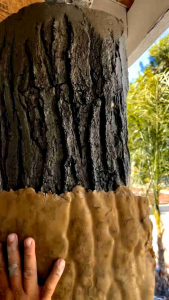 แม่พิมพ์ลายคอนกรีต แบบพิมพ์ลายเปลือกไม้ ซิลิโคน แบบพิมพ์ลาย แม่พิมพ์ลาย - Lazada