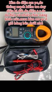 Ampe kìm đồng hồ kẹp dòng vạn năng 3266TD NJTY cao cấp đo tụ tần số nhiệt độ điện trở điện áp chính hãng ilinhkien