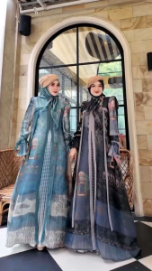Gamis Dress Oznur Series Set Outer by Alzhea Premium