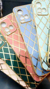 casing realme c51 c53 note 50 c61 c63 note 60 casing handphone case hp realme softcase luxury glamour glossy chane list gold other
