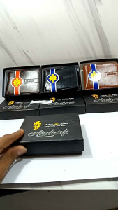 DOMPET KULIT ARF/MENS WALLET BRANDED/DOMPET LIPAT KULIT ARF BERKUALITAS FREE BOX 20407