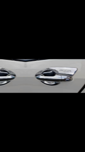 Perodua Bezza Chrome / Matte Black Door Handle Inner Bowl Inserts Cover - 4pcs/set pemegang pintu accessories car Door Handle Protector