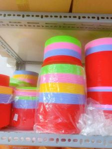 COMBO 5 Dĩa Nhựa Tròn Nhiều Màu Bằng Nhựa Dẻo Loại I Không Mùi Nhiều Size Tiện Dụng Giá Tốt - gia dụng Nari