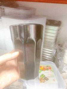 Ly nhựa melamine kiểu sọc cao 13.3cm ly Fataco sọc cao đủ màu - gia dụng Nari