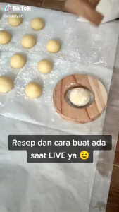 Cetakan Donat Dari Kayu 1 set 3 pcs + Pembolong + Penekan + Ring Pembatas Adonan