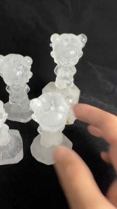 (Real Unit) Nezha Natural Clear Quartz Clusters Display- 哪吒天然白水晶簇摆件-站立 Crystal Putih Nezha