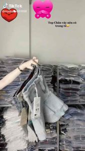 Chân Váy Bò Jeans Lưng Cao Denim HAI TẦNG XÈO ĐỈNH CAO CÁI ĐẸP