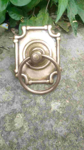 Handle Pintu Rumah Kuningan Motif Gby 025 Antik 2 Pcs