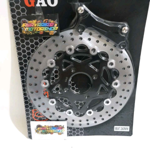 PIRINGAN CAKRAM DEPAN VARIASI BLACK SERIES FLOATING DISC BRAKE 260MM + BREKET DAN BAUT HONDA MATIC PNP ALL BEAT / VARIO 110 125/ SCOOPY/ SPACY/ GENIO