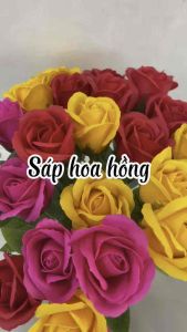 Sáp hoa hồng trông như thật